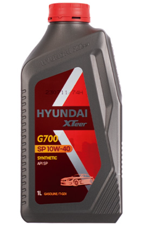 Envase de aceite HYUNDAI HYUNDAI ACEITE G700 10W40 SEMI SINTETICO - QT 1LT grado 10W40 - Lubricentro Piloto